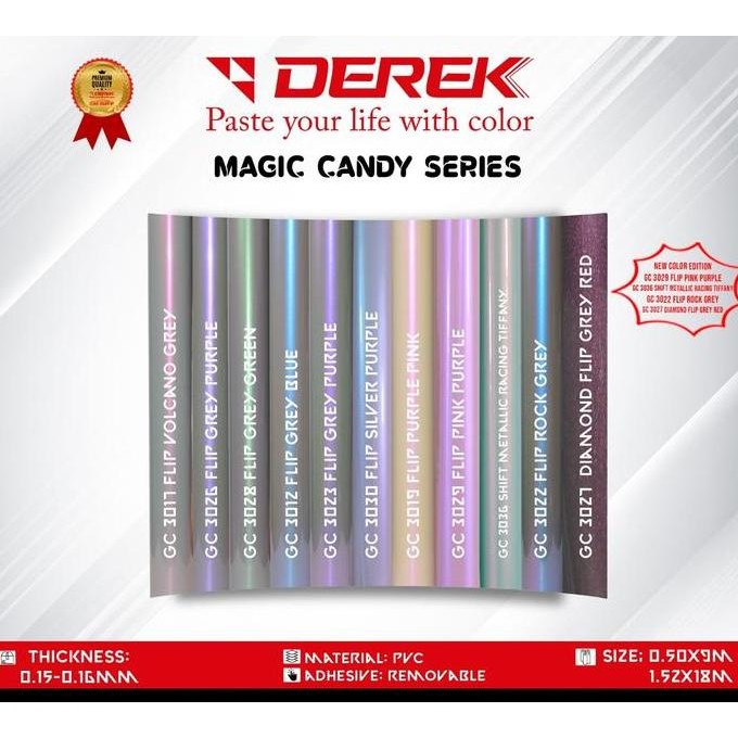 

TERMURAH Sticker Magic Candy Derek 50cm (rol)