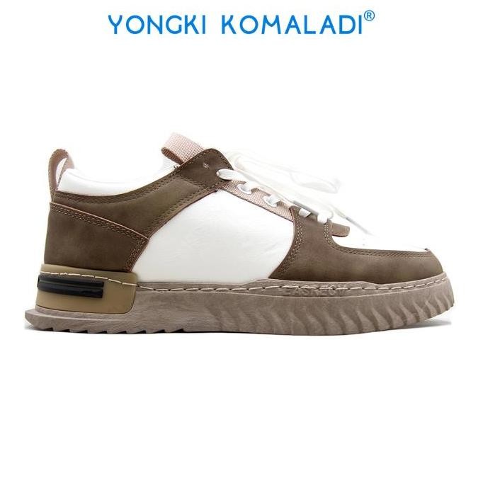 [ ORIGINAL ] YONGKI KOMALADI SEPATU CASUAL JS216-22 MEN Hitam Shoes Pria Putih Sneakers Kasual Merah