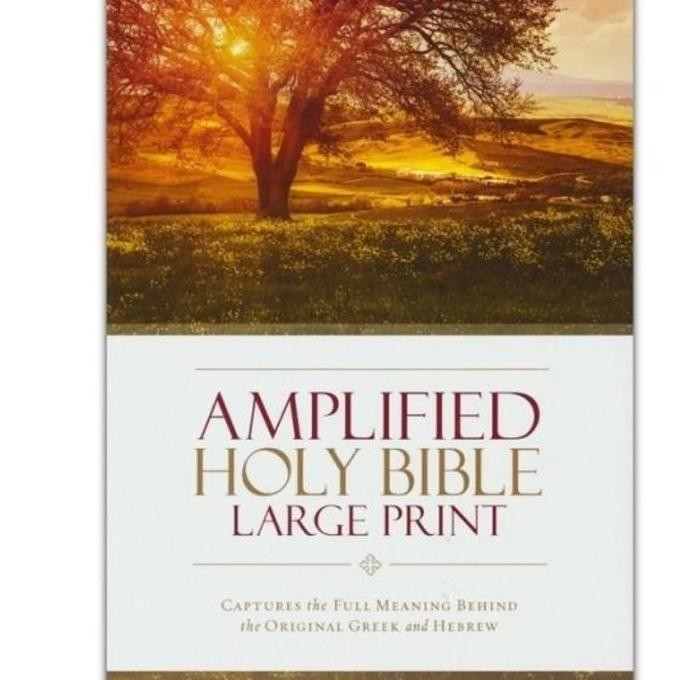 Alkitab The Amplified Bible LARGE PRINT Hardcover Holy Bible