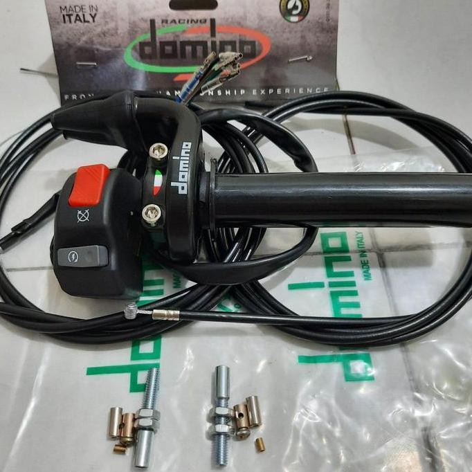 Gas Spontan Domino 2 Kabel Aktif Gas Spontan Crf 150 KLX Plus Saklar On Off Starter KTC