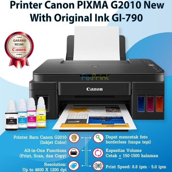 Canon Printer Pixma G2010 / G 2010 New Stok