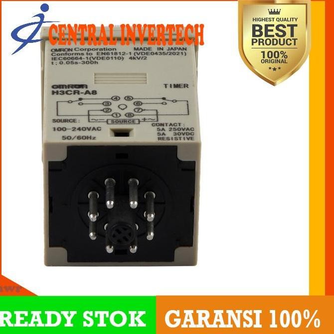 Sale Timer Omron H3Cr- A8 H3Cr A8 220Vac Dan Socket Pe56