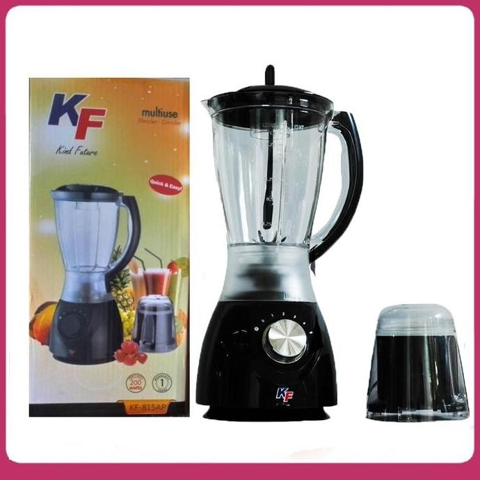 Tersedia Blender KF - 815 Anti Pecah / Blender Kind Future KF-815 Model Philips pisau stainless Kabe