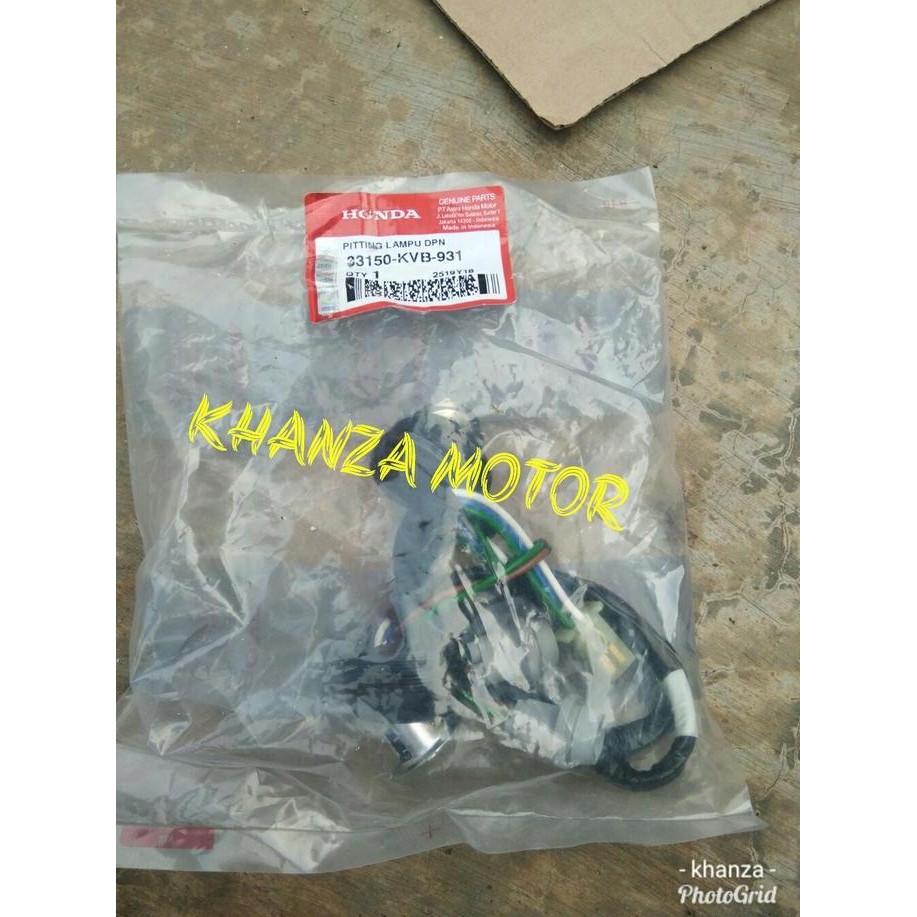 KABEL FITING LAMPU DEPAN VARIO 110 CW KARBU ORI AHM