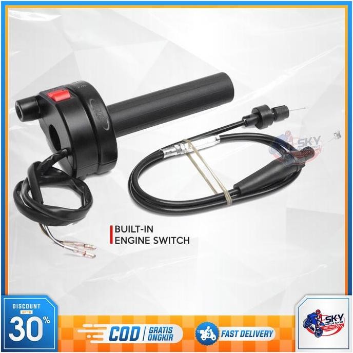 Gas Spontan KTC Racing Kytaco 1 Kabel Universal Semua Motor Original