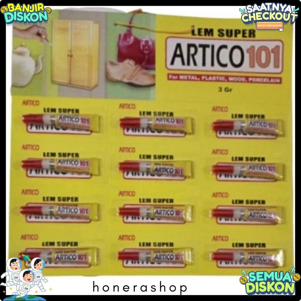 

Lem Super Artico 101 3Gr Diskon Setengah Harga