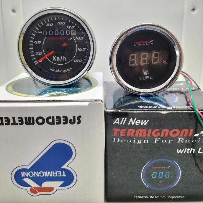 Speedometer Kilometer Jarum Amper Bensin Digital Paketan led All Motor