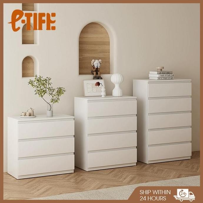 (Allthebest) Etife Lemari Laci Kayu / Tempat Penyimpanan Minimalis / Lemari Laci / Lemari Laci Serba