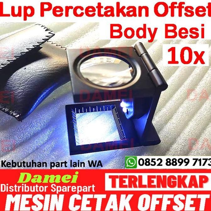 

Lup Percetakan Offset Magnifier Kaca Pembesar Lipat QC Cek Register
