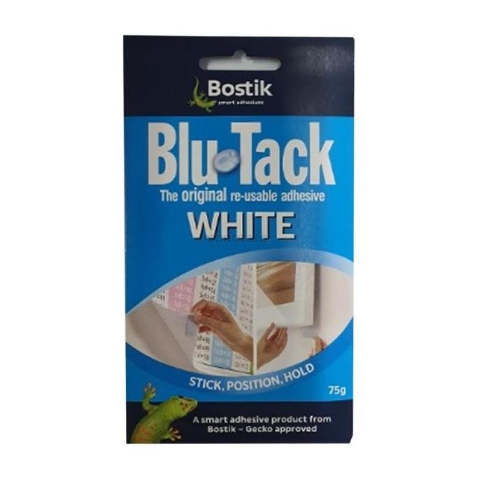 

JUAL BOSTIK BLU TACK REUSABLE ADHESIVE WHITE 75G (LEM SERBAGUNA)