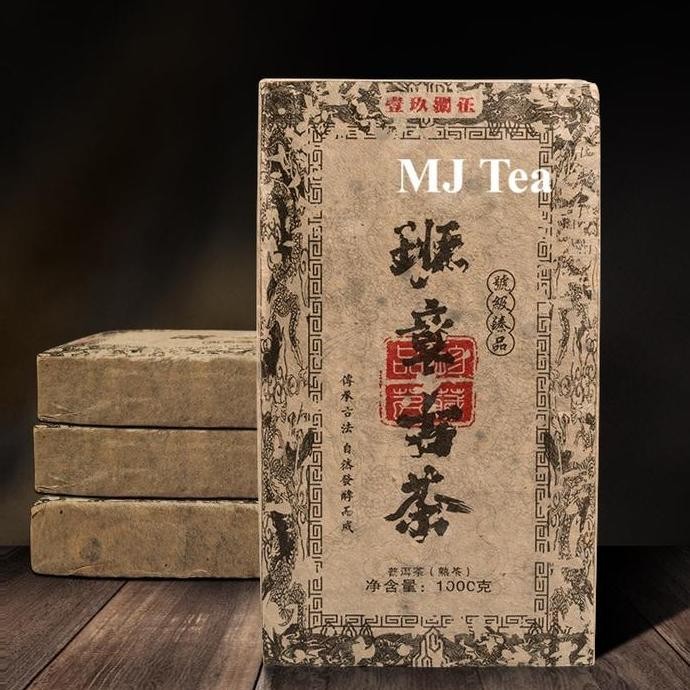 

1985 Laobanzhang Puerh Ripe Tea Special Grade Brick Tea Maison Auratea