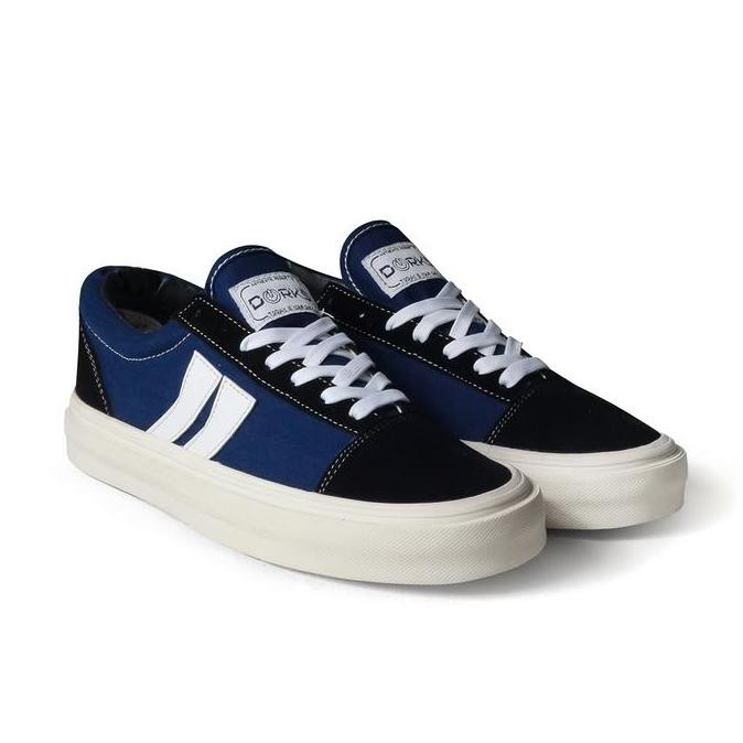 Sepatu Dorks - Skate Navy Sepatu Snekers Casual Shoes Sekolah Pria Wanita