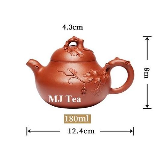 Yixing Purple Clay Teapot Master Pure Handmade Pear-Shaped Teapot Maison Auratea