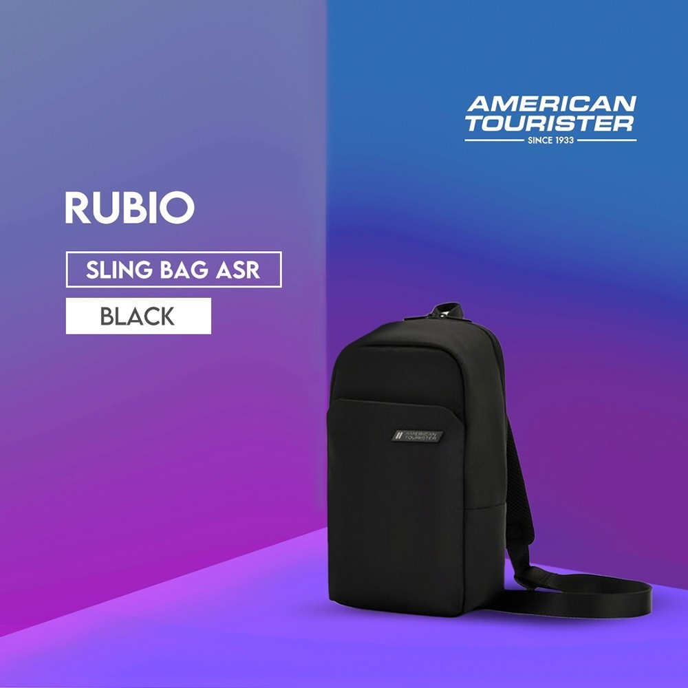 American Tourister Rubio Vertical Sling Bag ASR - Black