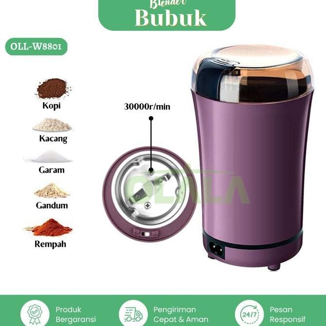 Tersedia [COD] Mesin Blender Grinder Chopper Bubuk Pengiling Kopi Cabe Beras Kacang Biji Portable Mu