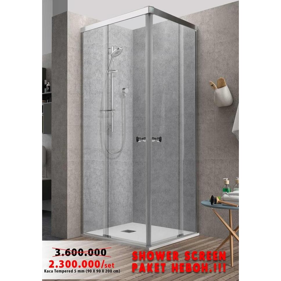 SHOWER BOX / SHOWER SCREEN SLIDING SUDUT