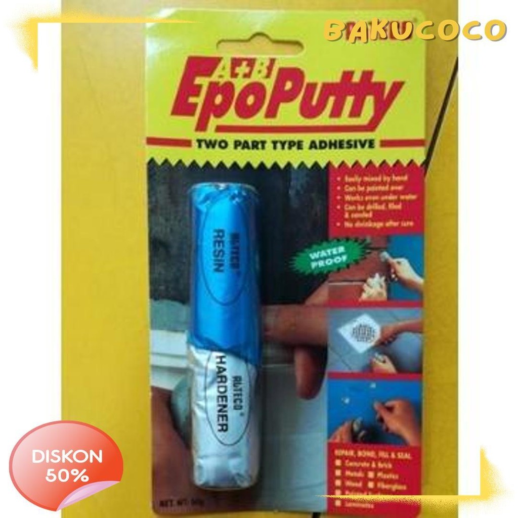 

Lem Epo Putty Alteco / Epo Putty / Lem Porting 50Gram / 100 Gram Flash Sale! Diskon Hingga 70%
