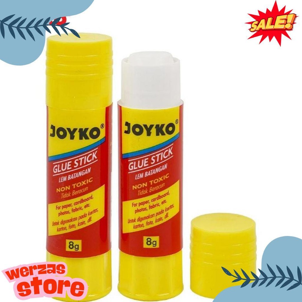 

Glue Stick / Lem Stick Joyko 8 Gr / (1Box/12Pcs) Diskon