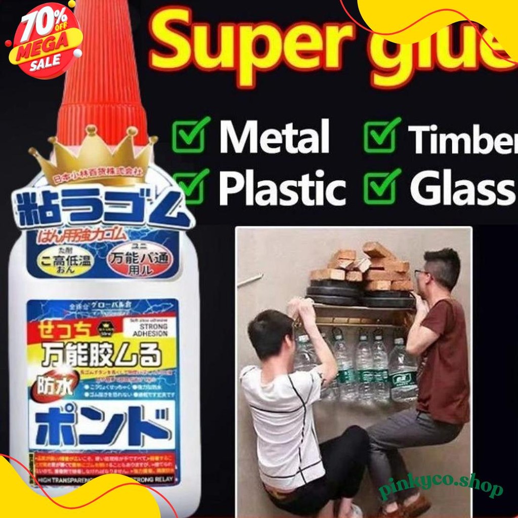 

Lem Super Jepang 50Ml Lem Cair Serbaguna Super Kuat Lem Jepang Lem Sepatu Lem Devil Lem Perbaikan Retak Rangka Mobil Flash Sale! Diskon Hingga 70%