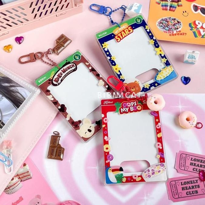 

READY Cereal Killer Acrylic Kpop Photocard Card Holder / PC Frame Bibimcat NEW