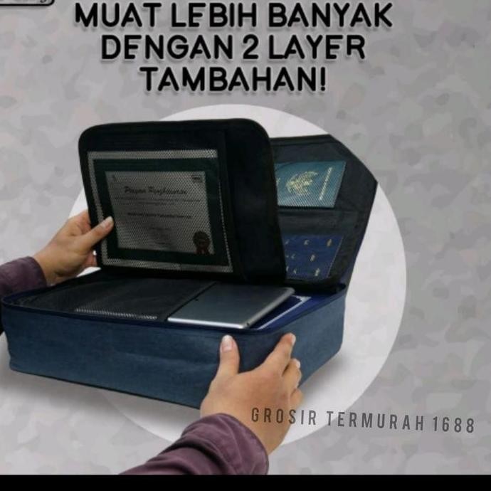 

READY Tas Dokumen Tempat Penyimpanan File dengan Digit Security Lock NEW