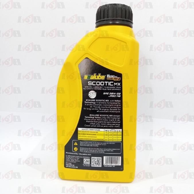 [Allthebest] Evalube Scootic MX Oli Mesin Motor Matic Universal Oil Scooter Vespa