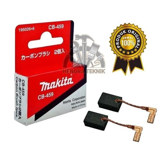 KNH - ORIGINAL CARBON BRUSH CB100 CB153 CB411 CB459 MAKITA ASLI COAL BOSTEL CB 100 153 411 459 ARANG