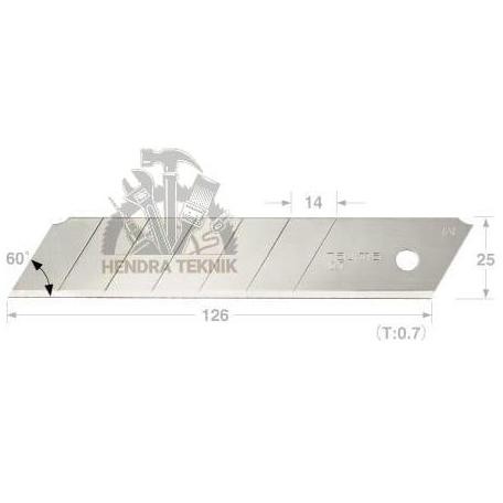 

KNH - ISI 10 PCS ISI CUTTER BESAR 25mm REFILL PISAU KATER BAJA LEBAR BAGUS MURAH