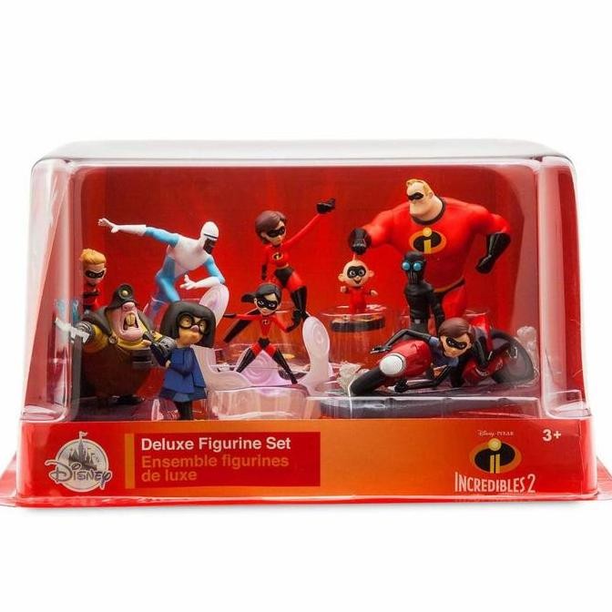 Disney The Incredibles 2 Movie Deluxe Figure Set Figurine Set