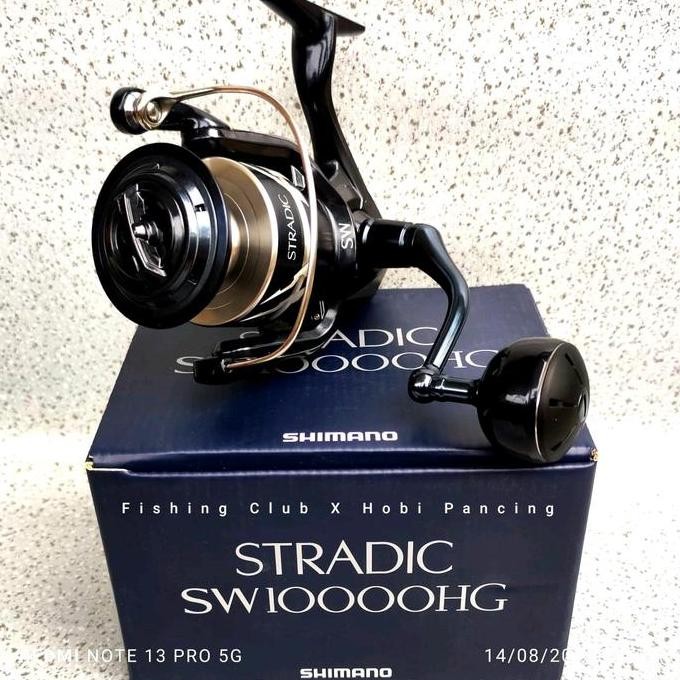 Tersedia Reel Shimano Stradic SW 4000 5000 6000 8000 10000 PG HG XG, Reel Pancing Laut , Power Handl