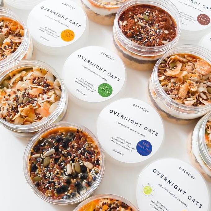 

Overnight Oats Oatelier Siap Makan Promo