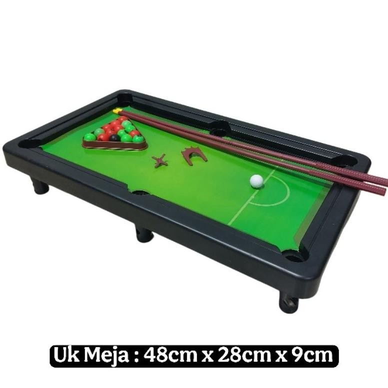 Mainan Biliard Mini Snooker Meja Biliard Portable