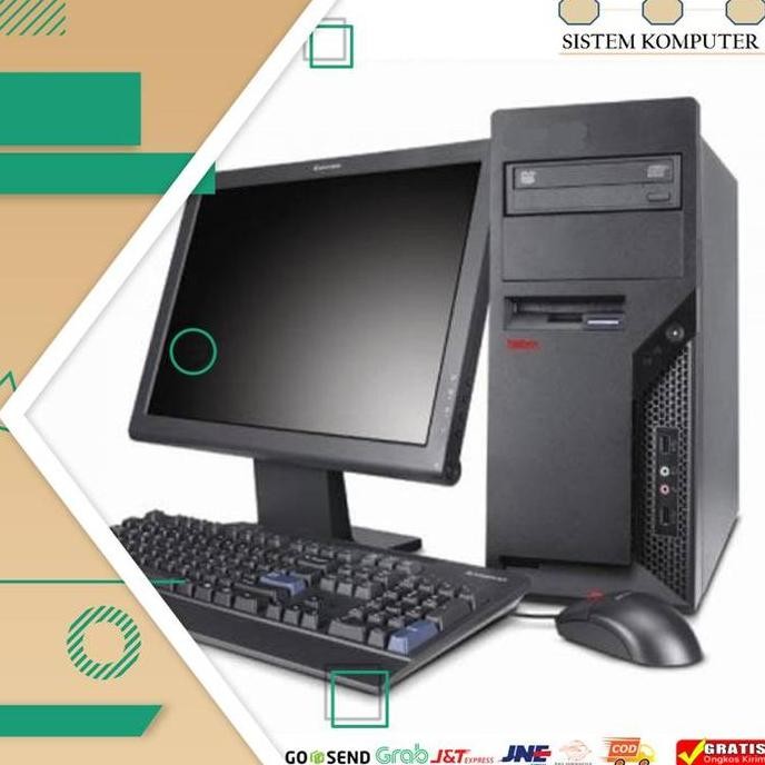 PAKET PC KOMPUTER ADMIN G41 / C2D E8400 / 2GB / 320GB / 16INCH NEW