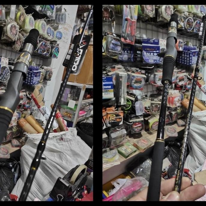 Tersedia joran pancing jigging daido trisula terror 602 180 solid carbon OH BC