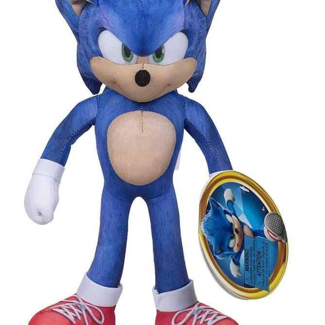 Sonic The Hedgehog Movie Talking Sonic Plush