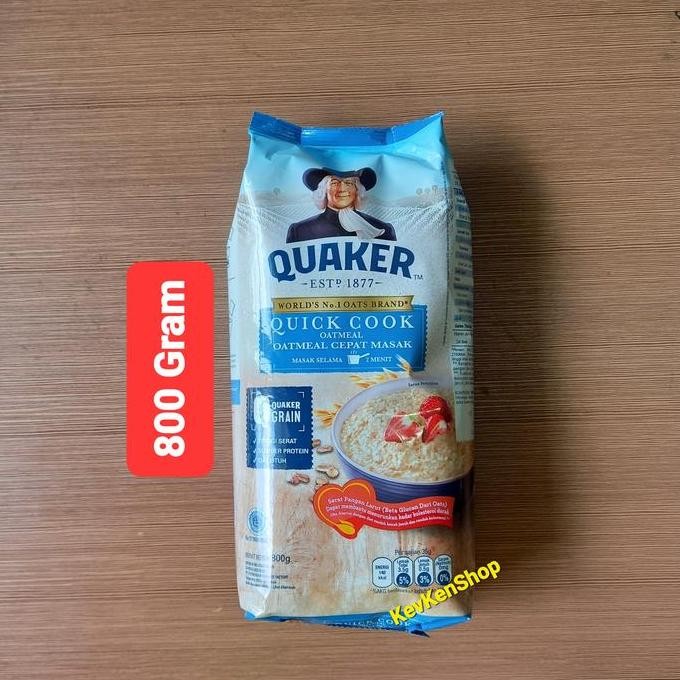 

Quaker Oat Quick Cook Oatmeal Sereal 800Gram Biru 800 Gram Bpom Terlaris