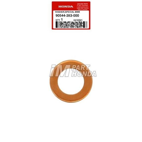 90544-283-000 Ring Tembaga Baut L Tabung Shock Washer Special 8 Mm Honda Bebek Cub Sport