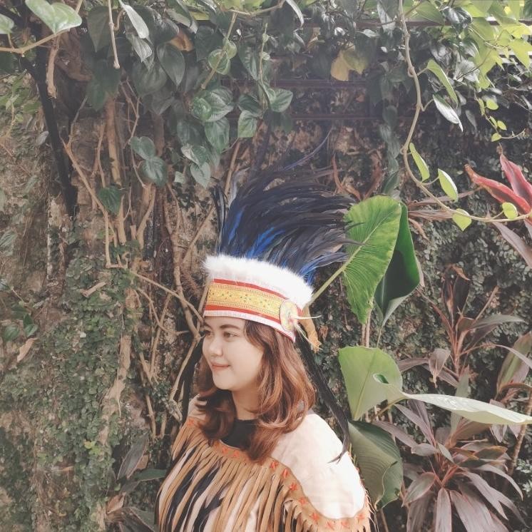 Topi Papua-Topi Irian Bulu Ayam Biru