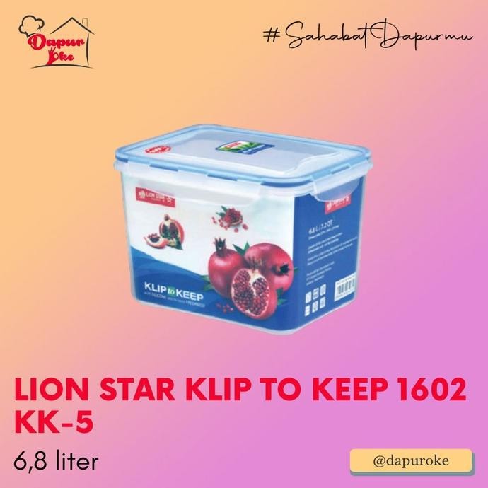 [Allthebest] Lion Star Klip To Keep 1602 KK-5 / Tempat Kue / Box