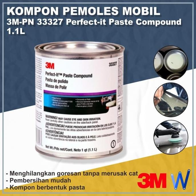 3M Kompon Poles 3M-Pn 33327 Perfect It Paste Compound Pemoles Mobil