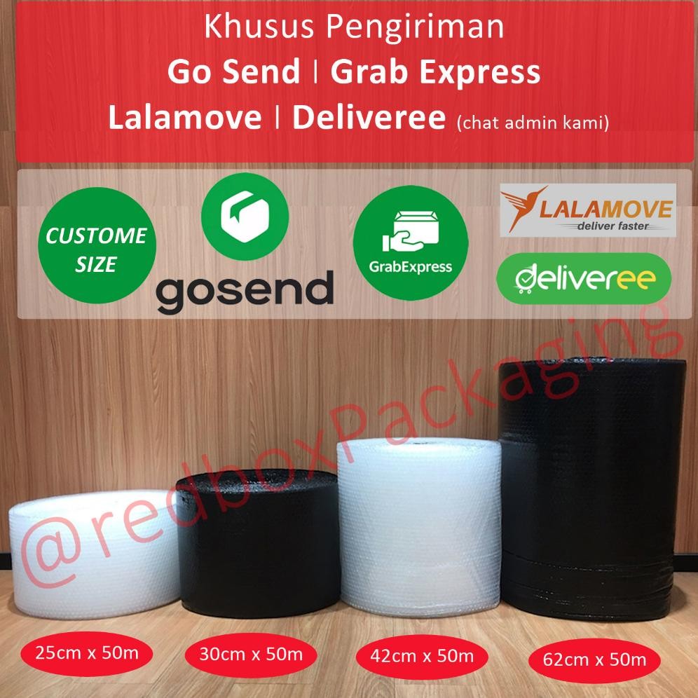 

Produk Baru!! Bubble Wrap Roll 60cm x 50m - Plastik Pelindung Packing Tebal & Lentur