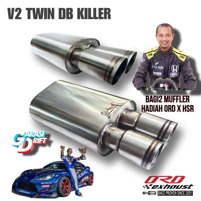 Muffler V2twin ORD exhaust