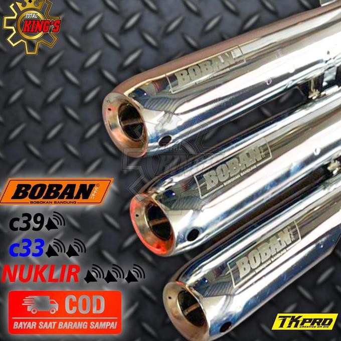KNALPOT KENALPOT BOBAN RX KING BOBAN C33