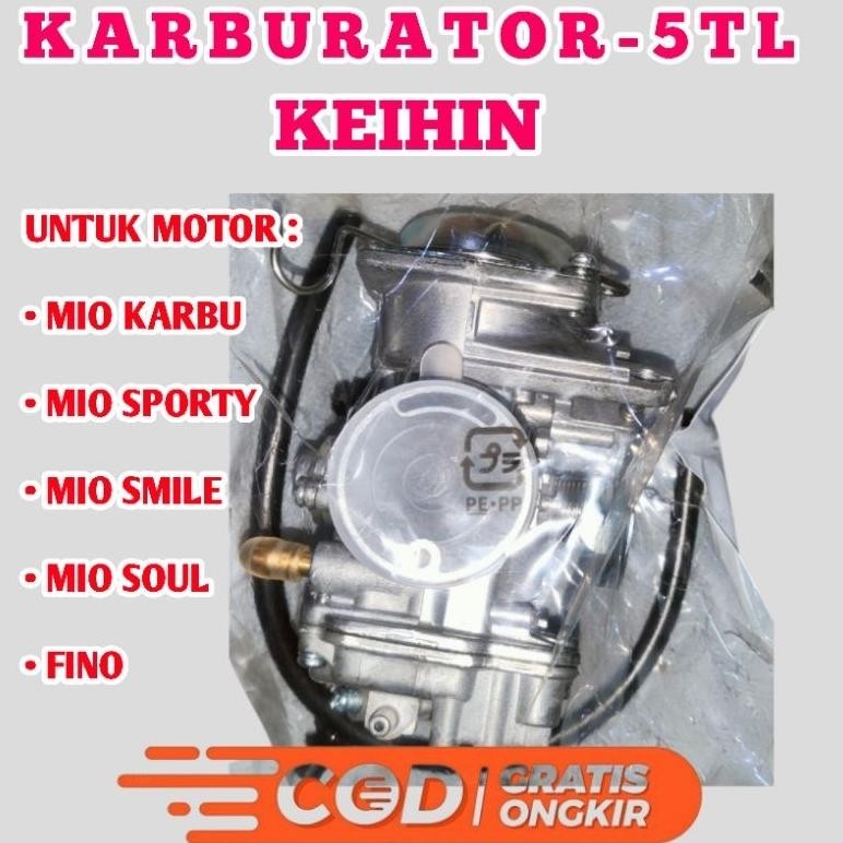 Produk Baru Karburator Yamaha Mio Soul / Sporty / Smile / Fino 5TL | Kualitas Original