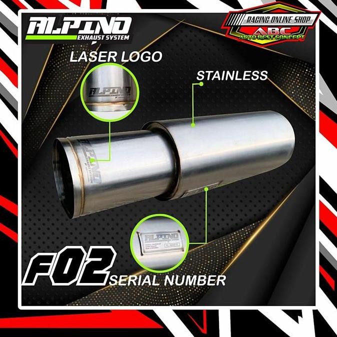 knalpot alpino f02 ori