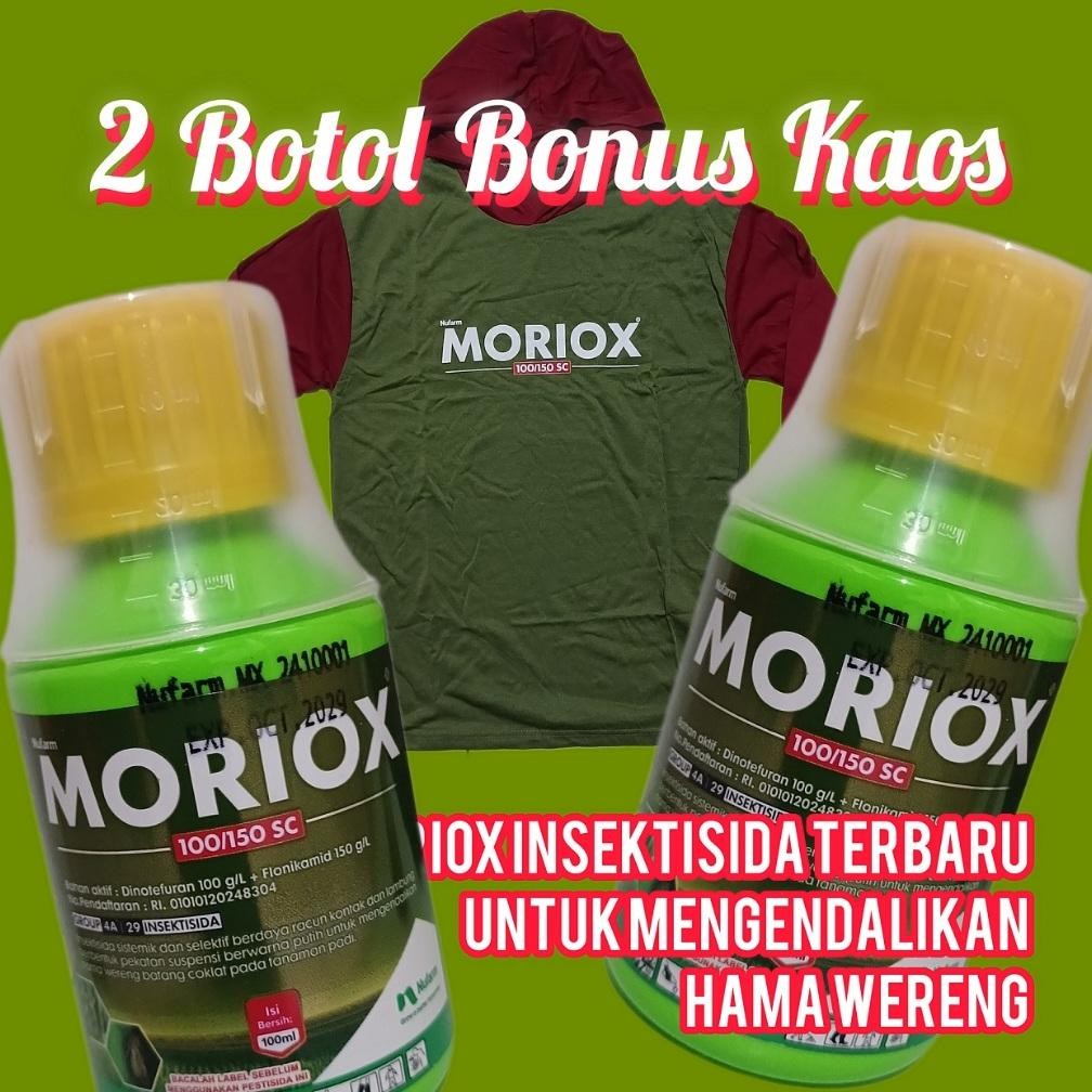 TOP  MORIOX INSEKTISIDA SISTEMIK TERBARU UNTUK HAMA WERENG (BELI 2 BOTOL DAPAT KAOS )