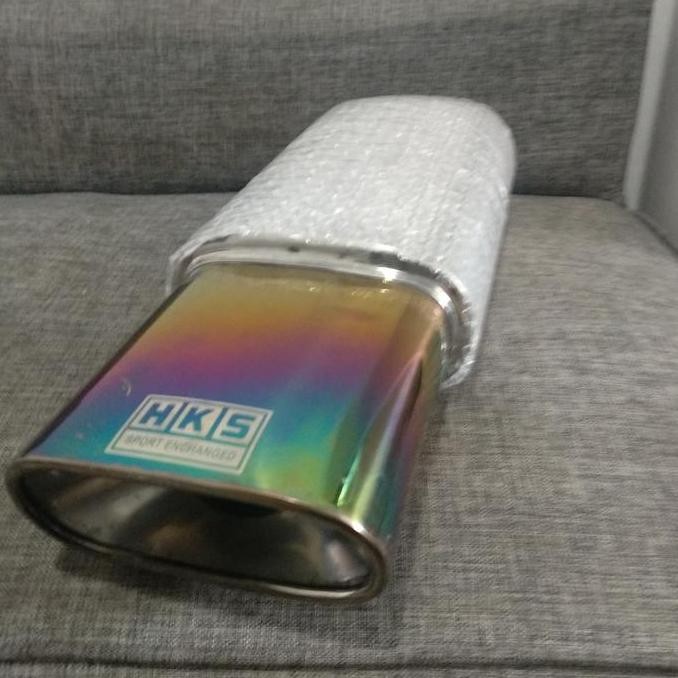 knalpot mobil HKS turbo kotak panjang