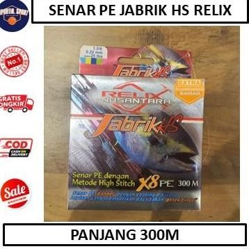 Tersedia Senar PE Jabrik HS Relix Nusantara PE 1,5 - ALAT PANCING - AKSESORIS