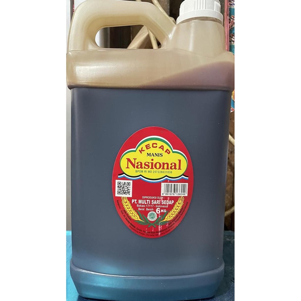 

Kecap Nasional 6 Kg Jerigen