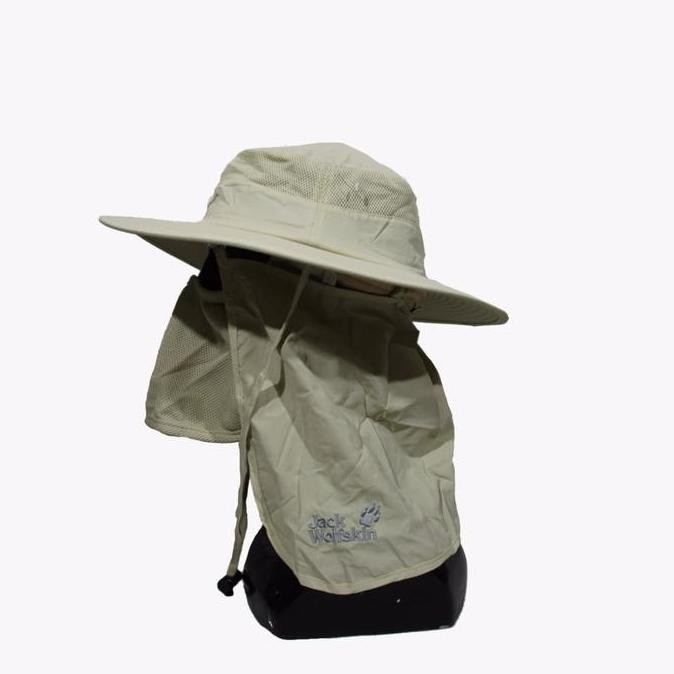 Tersedia Topi rimba pancing jack wolfskin sunhat